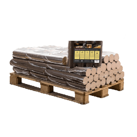 Ronde beuk briketten 15 pakken x 10kg (150kg)